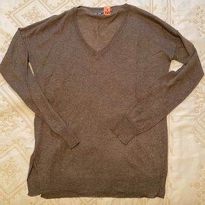 360 Sweater brown Vneck sweater